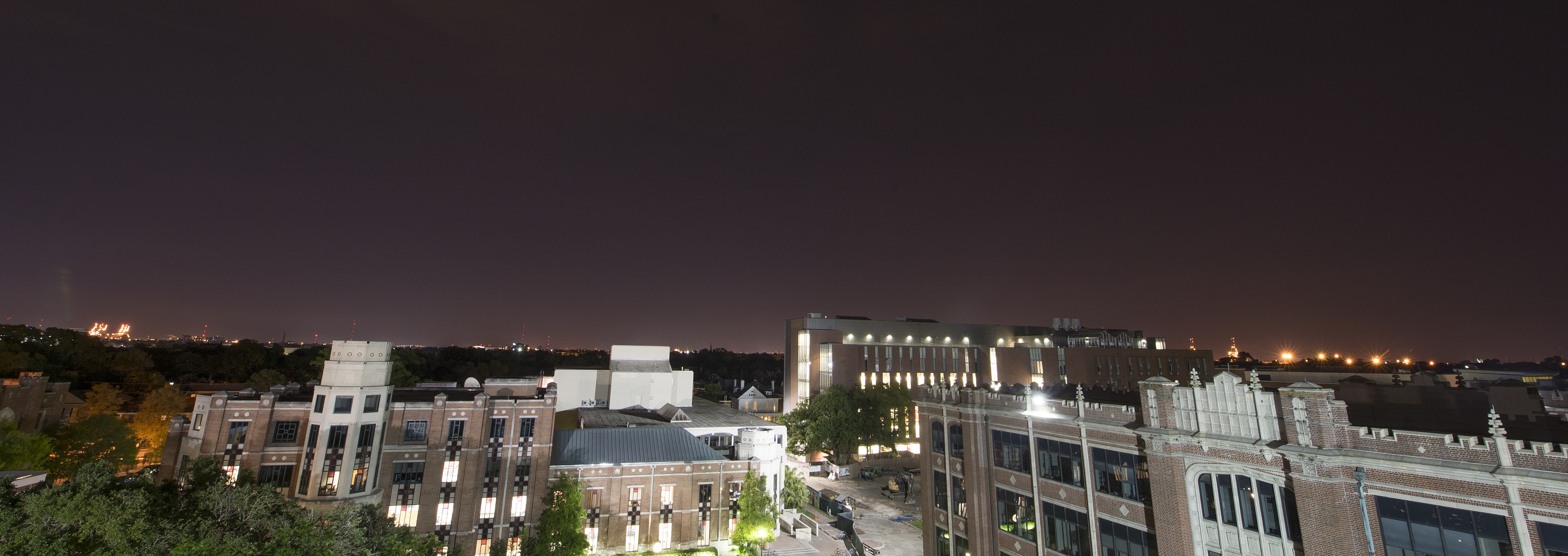 Loyola University Campus at Night